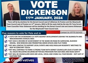 VOTE DICKENSON 11th Jan 2024