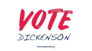 VOTE DICKENSON ✘ 